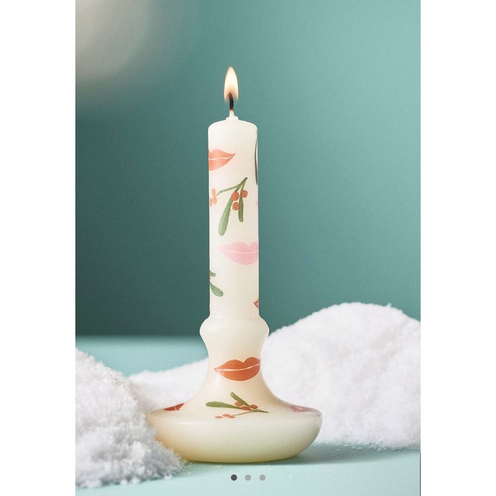 Anthropologie Decorative Shaped Wax Candle